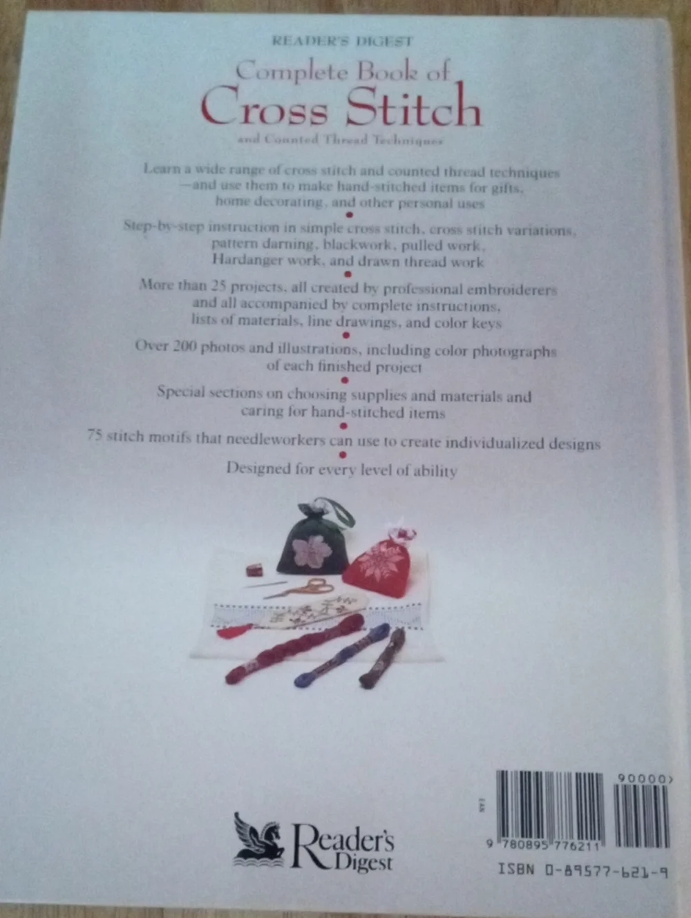 Craft Book:  Reader's Digest Complete Book of Cross Stitch